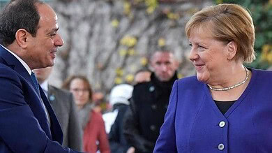 ميركل والسيسي