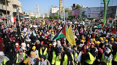 مظاهرات غضب في غزة