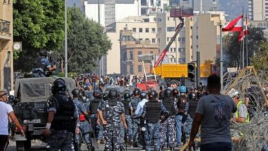 احتجاجات - بيروت