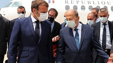 ماكرون وعون