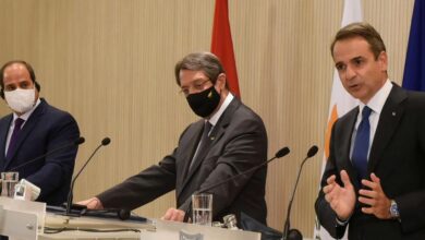 مصر وقبرص واليونان