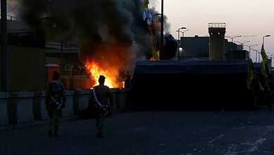 ثلاثة صواريخ كاتيوشا تضرب قاعدة عسكرية أمريكية قرب مطار بغداد