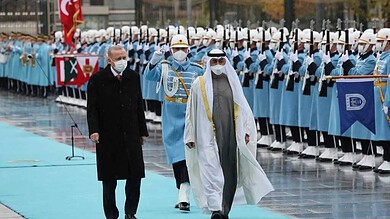 أردوغان يستقبل ولي عهد أبو ظبي