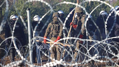 الازمة بين بيلاروسيا وبولندا