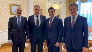 لافروف ووفد فتح بقيادة دحلان