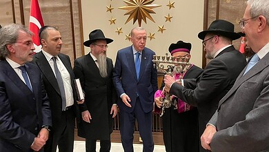 أردوغان مع الحاخامات اليهود