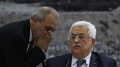 محمود عباس وماجد فرج