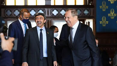 لافروف وبن زايد