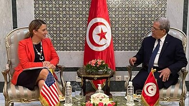 عثمان الجرندي ويائيل لمبرت