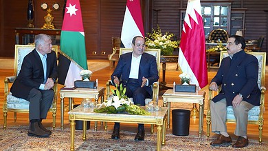 قادة مصر والأردن والبحرين