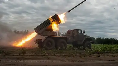 هجوم صاروخي روسي على أهداف أوكرانية