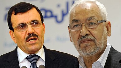 علي العريض وراشد الغنوشي