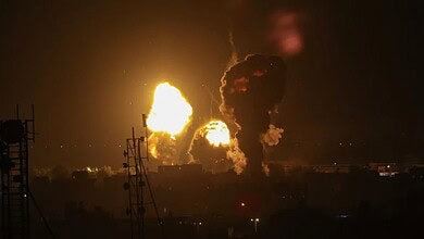 غارات على غزة