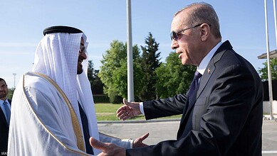 بن زايد وأردوغان