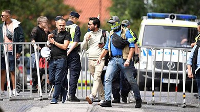 سلوان موميكا يغادر الموقع قرب السفارة العراقية بستوكهولم