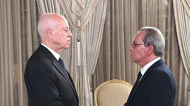 قيس سعيد وأحمد الحشاني