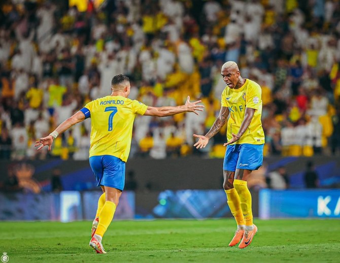 What a free-kick goal from Ronaldo for Al Nassr 🤯🐐🚀 #ronaldo