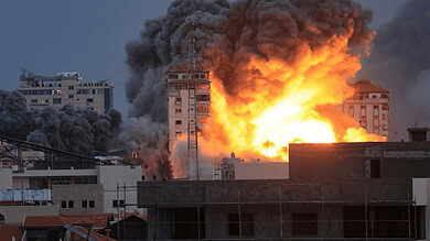 استهداف مباني سكنية في غزة