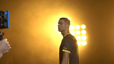 رونالدو وإعلان مع Binance