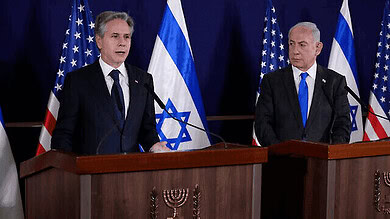 بنيامين نتنياهو وأنتوني بلينكن