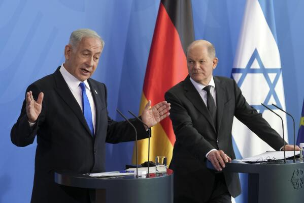 Netanyahu, Olaf Scholz