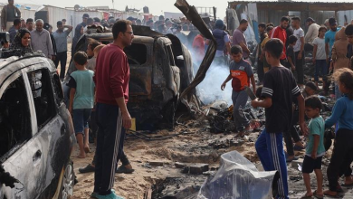 Rafah massacre, tents for displaced people