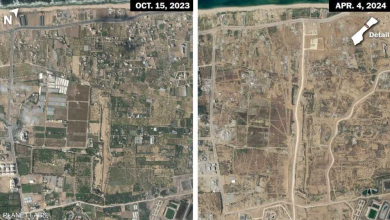 Satellite images reveal Israel's plan to divide and occupy the Gaza Strip