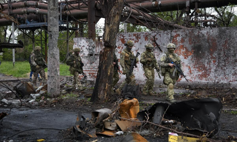 The Russian army advances on Kharkov