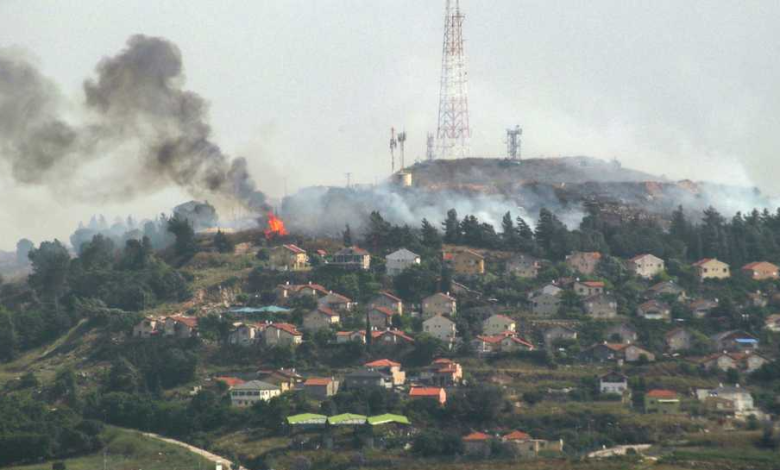 Part of the confrontations between Israel and Hezbollah