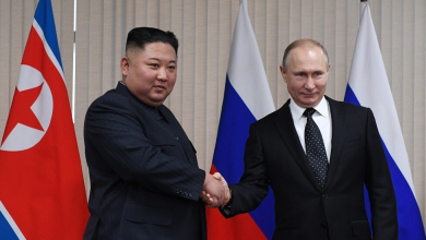 Putin with Kim Jong Un