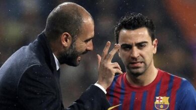 غوارديولا مع تشافي