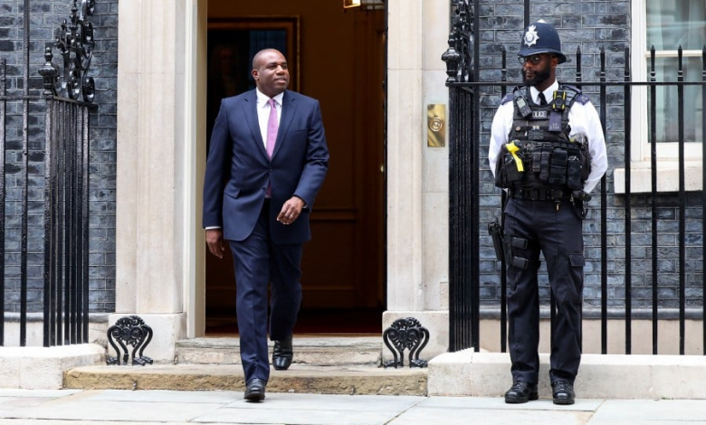 British Foreign Secretary David Lammy