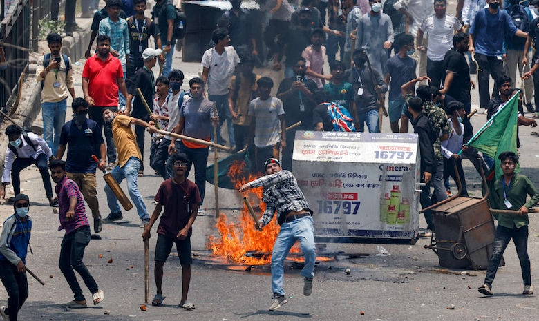 Deaths and injuries during student demonstrations in Bangladesh