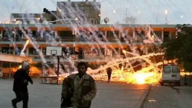 Israel bombs the Gaza Strip with internationally banned weapons