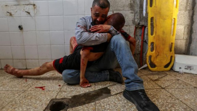 Israel commits a massacre against displaced people inside a school in Abasan
