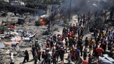 The Israeli air strike on Mawasi Khan Yunis led to the death of 90 Palestinians and the injury of 300 others.