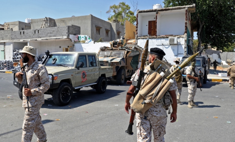 Violent clashes between armed militias in the city of Zawiya