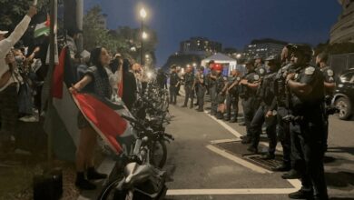 Anti-Netanyahu demonstration in Washington, July 24, 2024