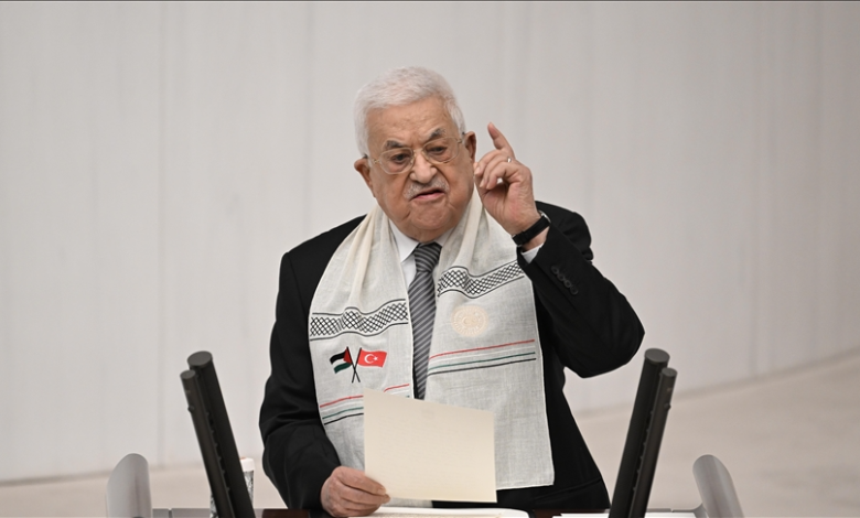 Abbas refutes his speech before the Turkish parliament