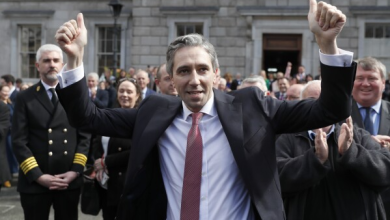 Irish Prime Minister Simon Harris