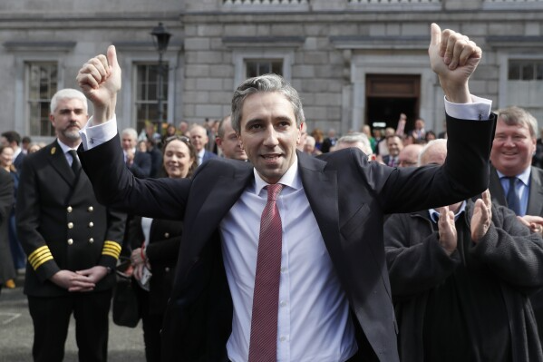 Irish Prime Minister Simon Harris