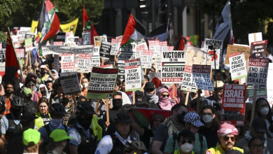 Massive protests in Chicago against Biden administration's support for Israel