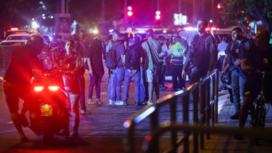 Members of the occupation security forces are deployed at the explosion site in Tel Aviv August 18, 2024