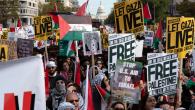 Protesters Against Gaza Genocide