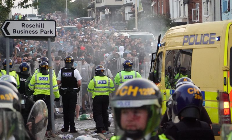 Violent Protests Rock UK