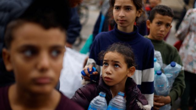 Water queues in the Gaza Strip