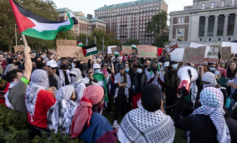 Columbia University Students Return to Protest Israeli Crimes in Gaza