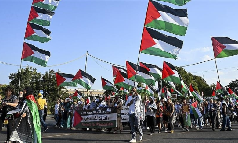 Demonstrators in Germany