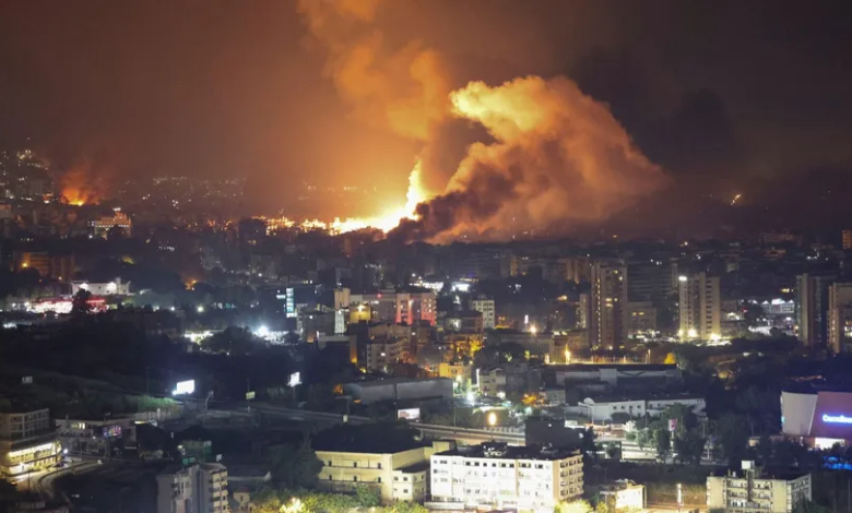 Israel launches 40 air strikes on Beirut's southern suburbs