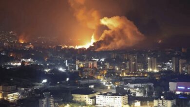 Israel launches 40 air strikes on Beirut's southern suburbs